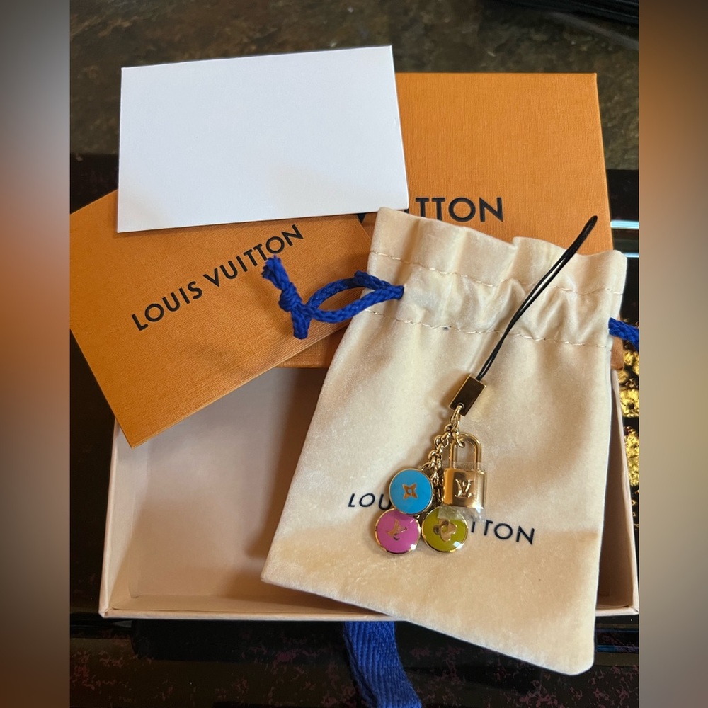 Louis Vuitton EUC++ Pastille Bag or Phone Charm w/Box & Dust Bag